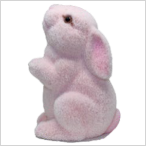 夢うさぎ貯金箱ピンクウサギB