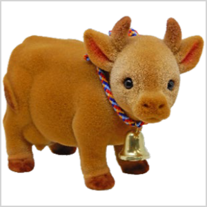 ウシさん貯金箱【ジャージー牛】