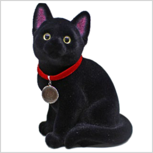 ネコちゃん貯金箱【クロネコ】