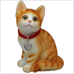 ネコちゃん貯金箱【茶トラA】