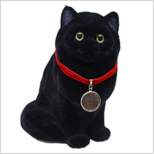 ネコちゃん貯金箱【ペルシャ黒】