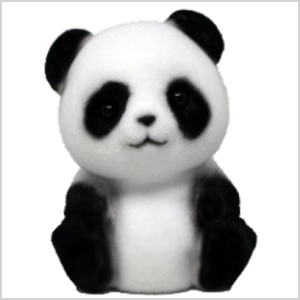 ミニアニマル貯金箱【パンダ】