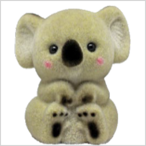 ミニアニマル貯金箱【コアラ】