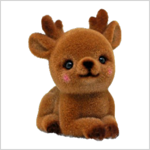 ミニアニマル貯金箱【シカ】