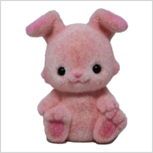 ミニアニマル貯金箱【ピンクウサギ】