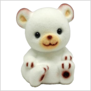 ミニアニマル貯金箱【シロクマ】