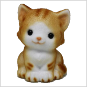 ミニアニマル貯金箱【茶トラネコ】