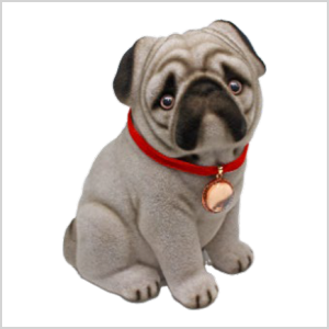 ワンちゃん貯金箱【パグ】