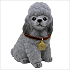 ワンちゃん貯金箱【プードル】