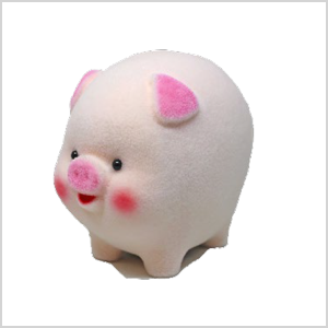 丸ブタ貯金箱子【子ブタシロ】